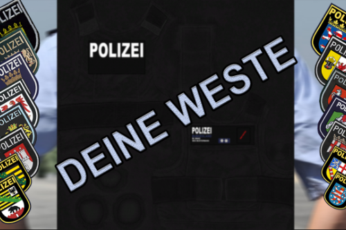 Deine Weste | GUP/EUP Add-On | Deutsche Polizeischutzweste